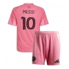 Camisa de time de futebol Inter Miami Lionel Messi #10 Replicas 1º Equipamento Infantil 2025-26 Manga Curta (+ Calças curtas)